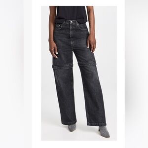 AGOLDE Risha zip utility jeans